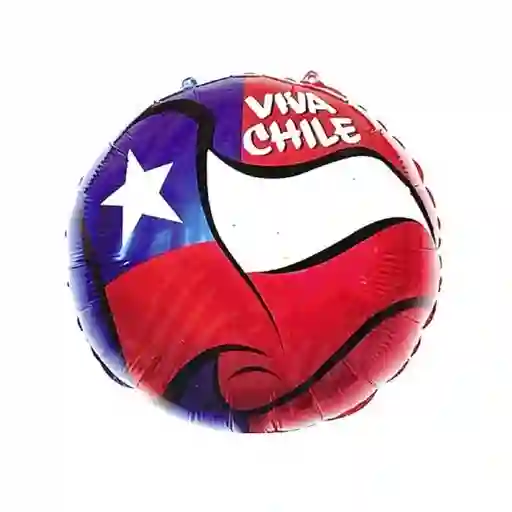 Globo Metálico Viva Chile 18''