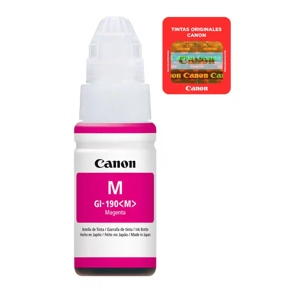 Canon Botella Tinta Magenta Gi-190