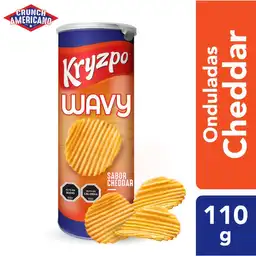 Kryzpo Wavy Snack de Papas Sabor a Queso Cheddar
