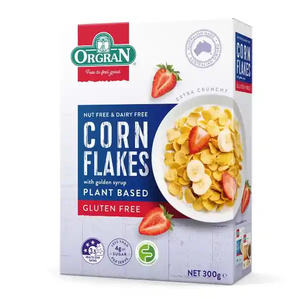 Orgran Cereal Sin Gluten Cornflakes