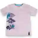 Polera Niño Gris Claro Talla 4 A Pvy662-23 mLg Pillín