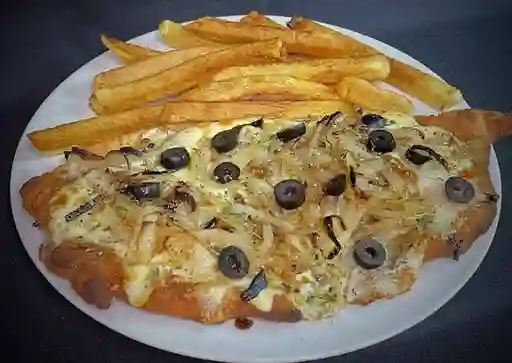 Milanesa de Carne Fugazza y Papas