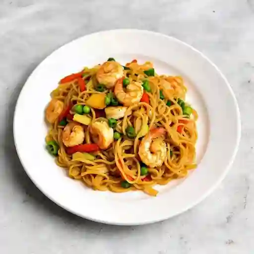 Chaumin Con Camaron Y Verduras