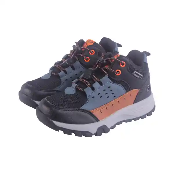 Zapatillas Outdoor Niño Celeste Talla 31 Pillin