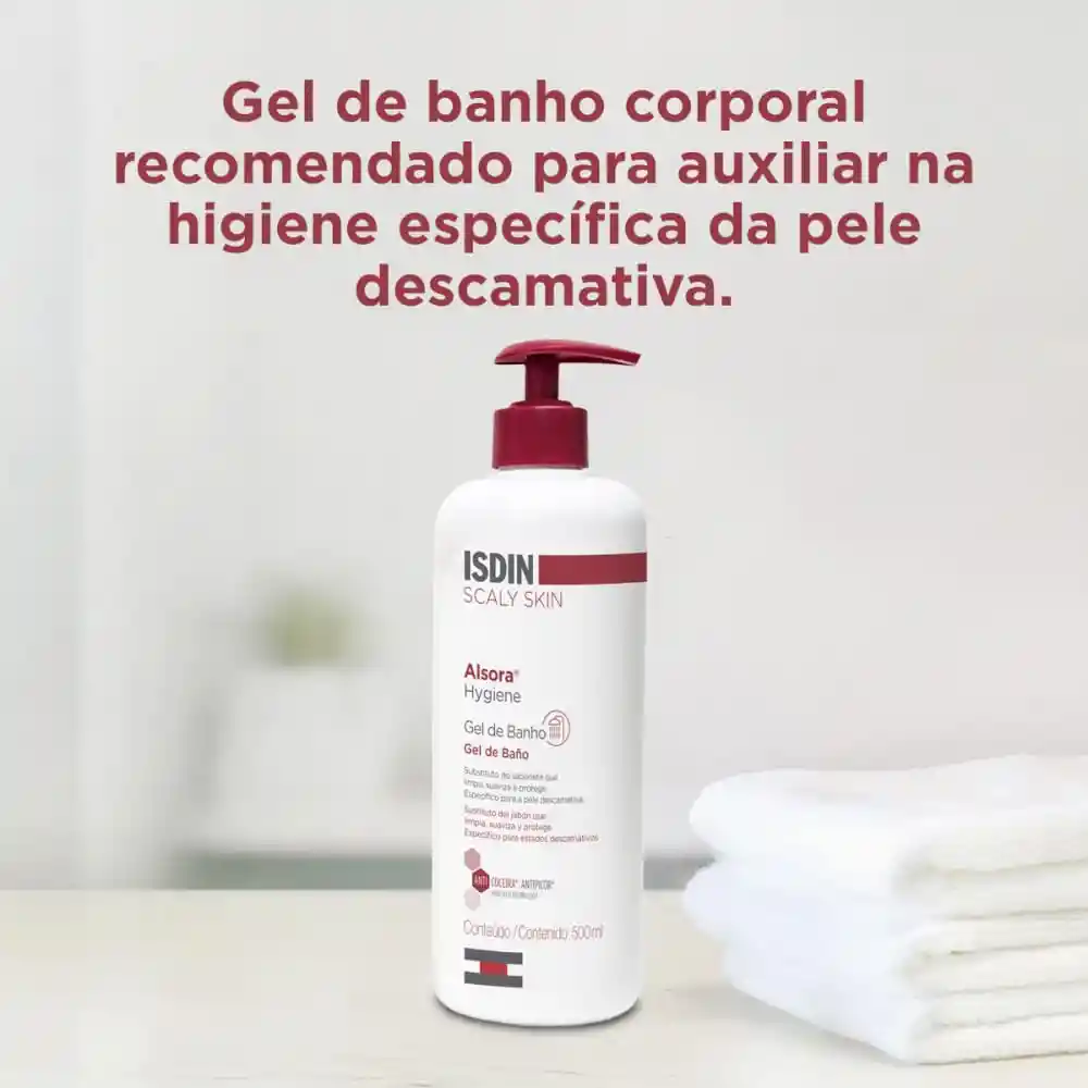 Isdin Jabones Corporales Dermo Alsora Gel Baño 500