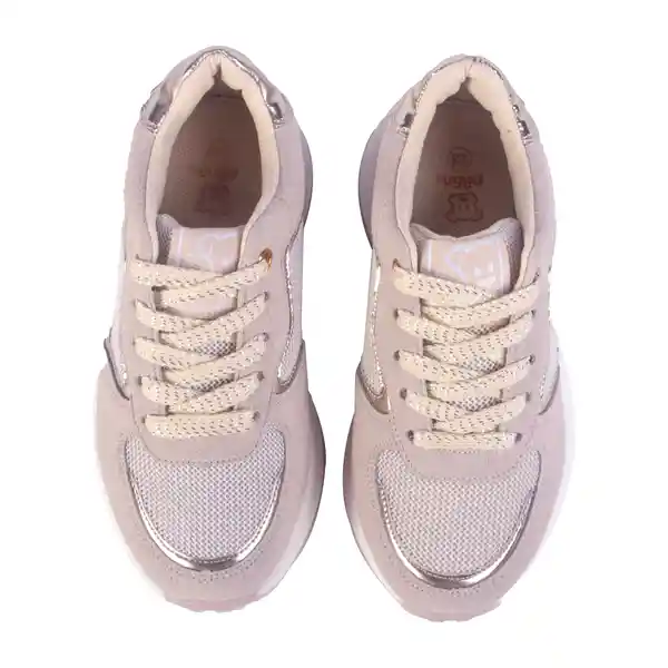 Zapatillas Urbana Niña Beige Talla 34 Pillin