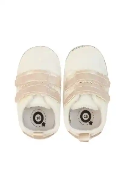 Zapatillas Urbana 2 Velcros Soft Bebé Niña Blanco 18 802 Ficcus