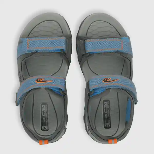 Sandalias Outdoor Doble Ajuste Niño Gris/Azul Talla 29 Colloky