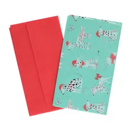 Set Pliego de Papel Tissue Rojo Azul Casaideas