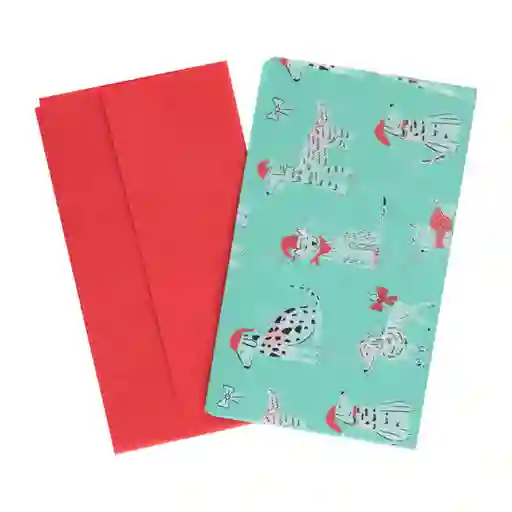 Set Pliego de Papel Tissue Rojo Azul Casaideas