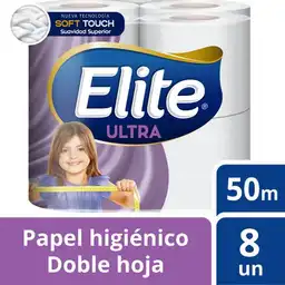 Elite Papel Higiénico Doble Hoja Ultra Suave 