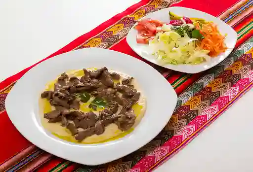 Hummus Tahini con Kawarma