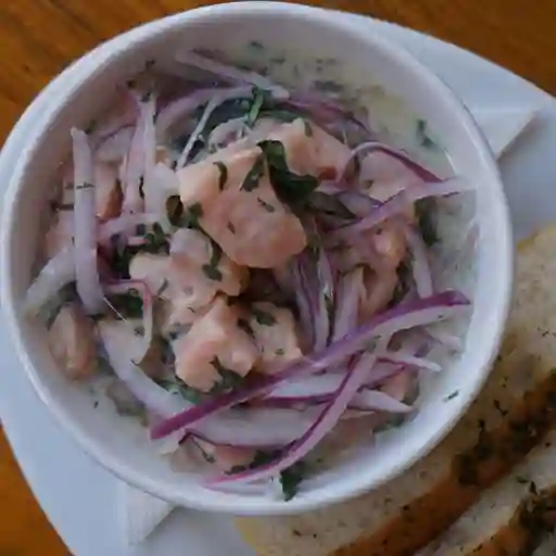 Ceviche de salmón