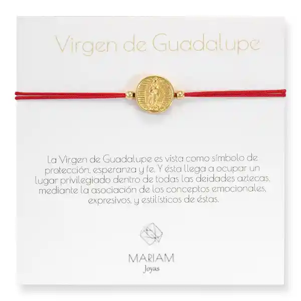 Pulsera Guadalupe Red Gold