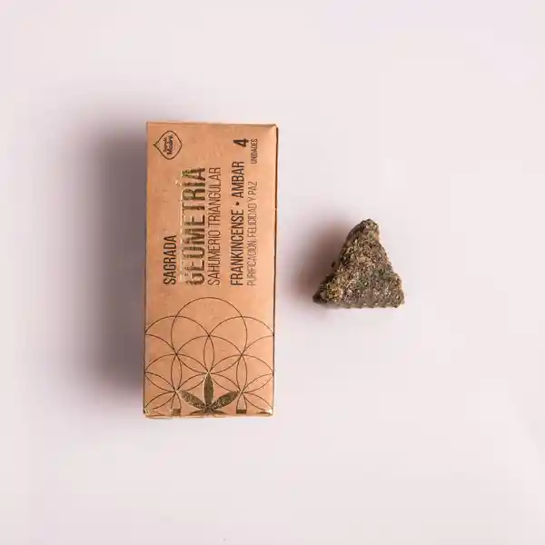 Sahumerio Triangular Ámbar y Frankincense Sagrada Madre