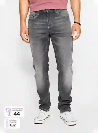 Index Jean Devil Slim Noos Gris Claro Talla 46