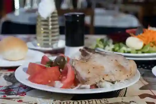 Menú chuleta de cerdo
