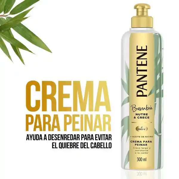 Pantene Crema Para Peinar Bambú