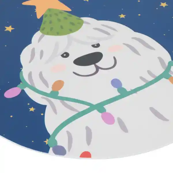 Individual Con Diseño Personaje Navideño 30 cm Casaideas