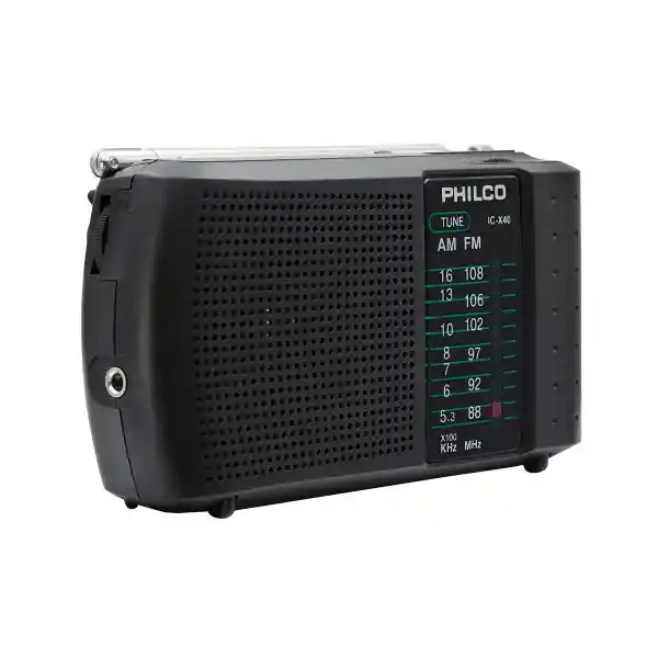 Philco Radio Portátil Con Audífono ICX-40 C