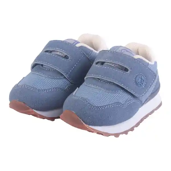 Zapatillas Bebé Niño Celeste Talla 23 Pillin