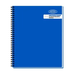 Artel Cuaderno Universitario Tapa Emplacado Liso Caligrafía Hor