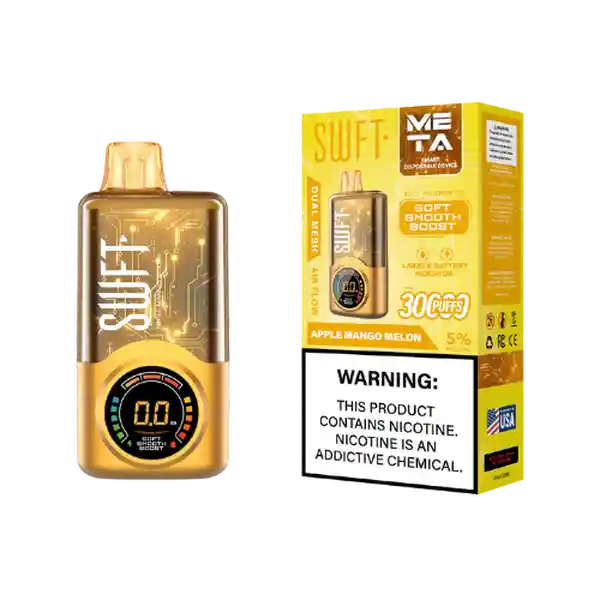 Swft Meta Vapeador Apple Mango Melon 30.000 Puffs