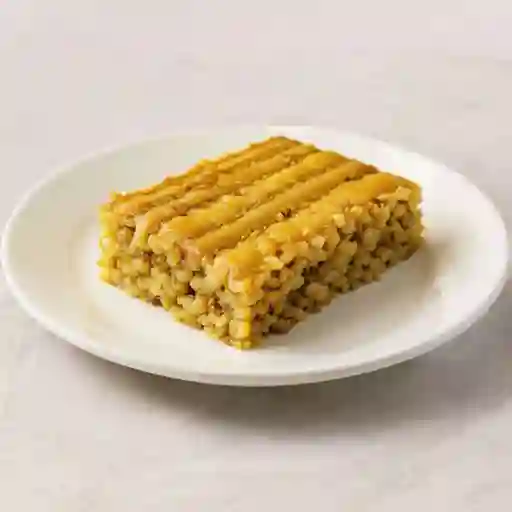 Torta panqueque manjar, nuez, vainilla