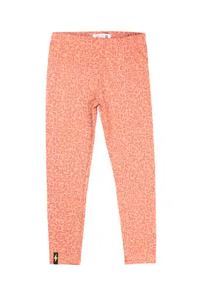 Leggins Kids Estampada Liberty 298 Niña Coral 2 Años Ficcus