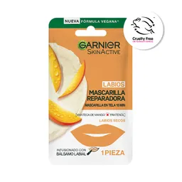 Garnier Skin Active Mascarilla de Labios con Mango y Pantenol