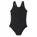 Traje de Baño Deportivo de Niña Negro Talla 4 Samia