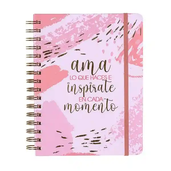 Artel Cuaderno Planner 12 Meses Rose Gold 164 x 214 mm