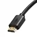 Baseus Cable Adaptador HDMI a HDMI Alta Definición Negro 3 m