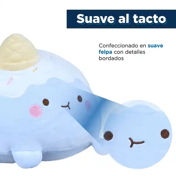 Peluche Helado Con Gorro Azul 32.2 x 23.7 x 20.1 cm Miniso