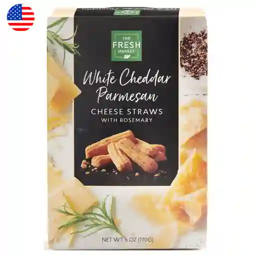 The Fresh Market Crackers Queso White Cheddar