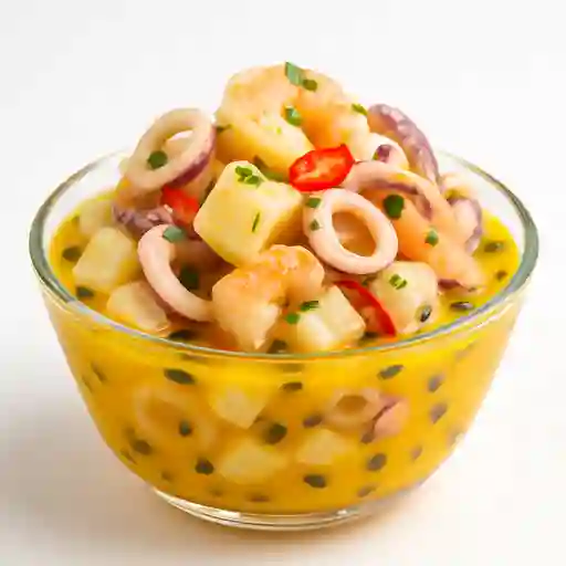 Ceviche con Salsa de Maracuya