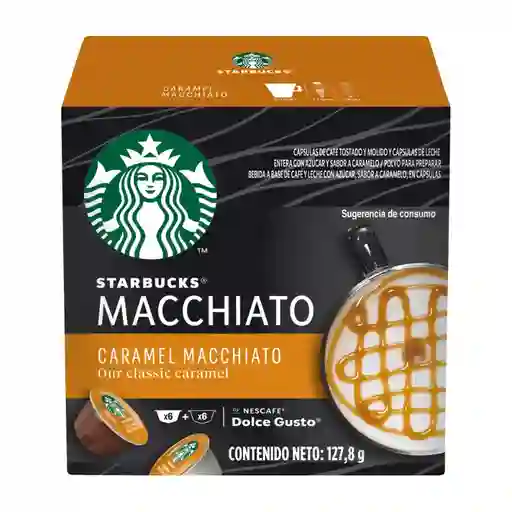 Dolce Gusto Cápsulas de Café Starbucks Caramel Macchiato