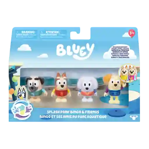 Bluey Pack Figuras Cambia de Color