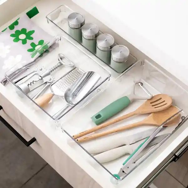 Organizador de Cajón de Pet 20 x 20 x 7.8 cm Casaideas