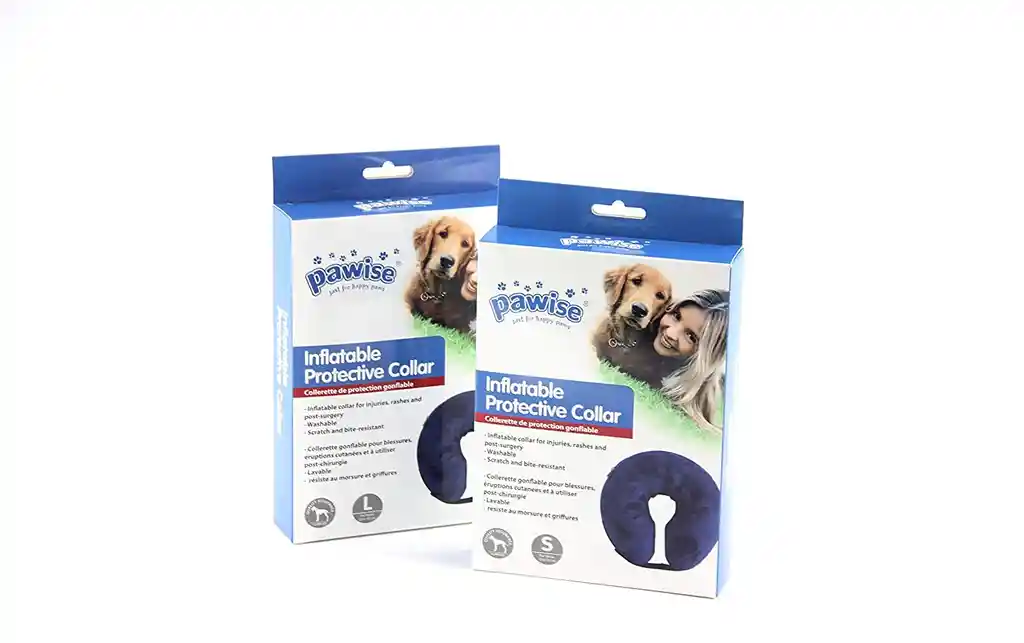 Pawise · Collar Isabelino Inflable S