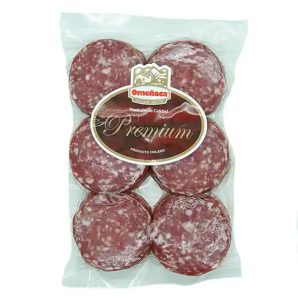 Omeñaca Salame Ahumado Laminado