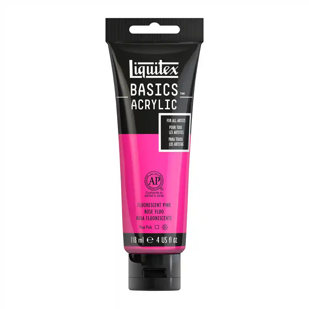 Liquitex Acrilico BASICS 118ml 987 Rosa Fluorescente