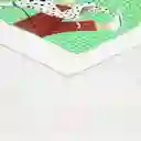 Paño Cocina de Algodón Velour Estampado Verde Casaideas