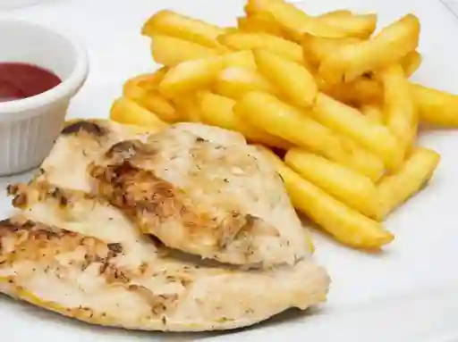 Menú Niños Pechuga + Acompañamiento