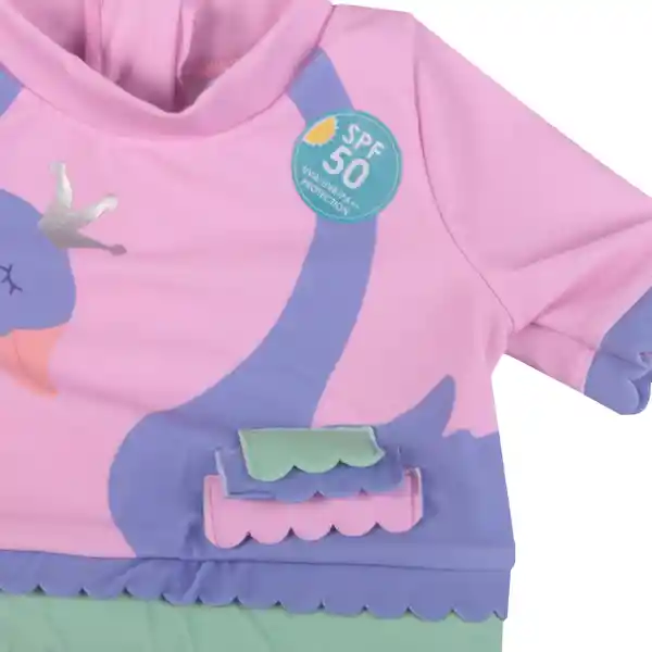 Traje de baño Bebe Niña Morado Pillin 6 M