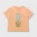 Polera Piña de Niña Salmón Talla 3A Colloky