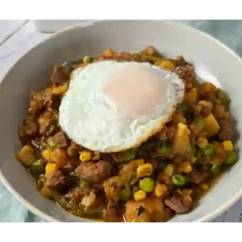 Charquican con Huevo