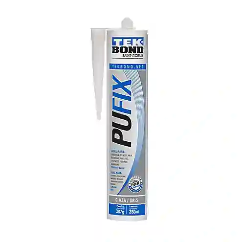 Tekbond Adhesivo de Poliuretano Pufix Gris 387 g