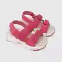 Sandalias Doble Ajuste de Niña Fucsia Talla 21 Colloky