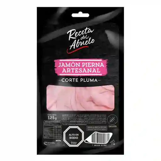 Receta del Abuelo Jamón de Pierna Artesanal Corte Pluma